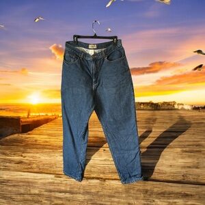 L.L. Bean blue jeans vintage relaxed fit W17 R13 L31